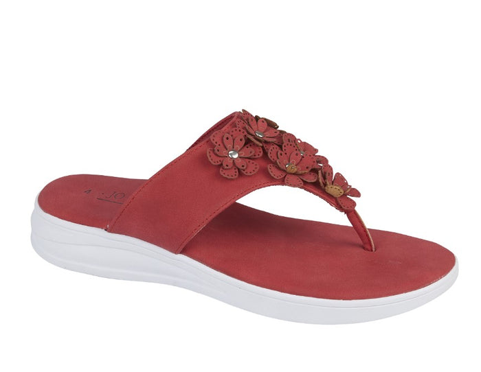 Women's Flip Flops Floral Summer Comfort Sandals Slip On Toe Post