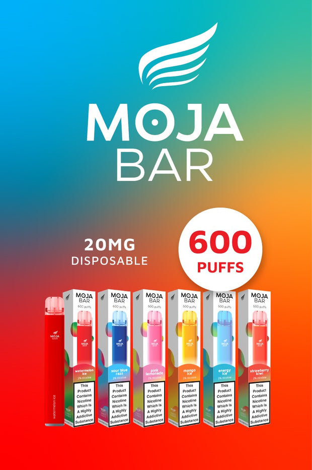 Moja Bar 600 Disposable Vape Bar — 20mg
