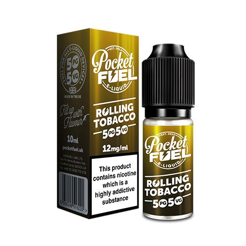 Pocket Fuel Rolling Tobacco 50/50 E-Liquid 10ml