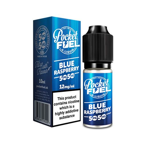 Pocket Fuel Blue Raspberry 50/50 E-Liquid 10ml