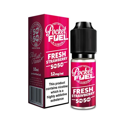 Pocket Fuel Fresh Strawberry 50/50 E-Liquid 10ml