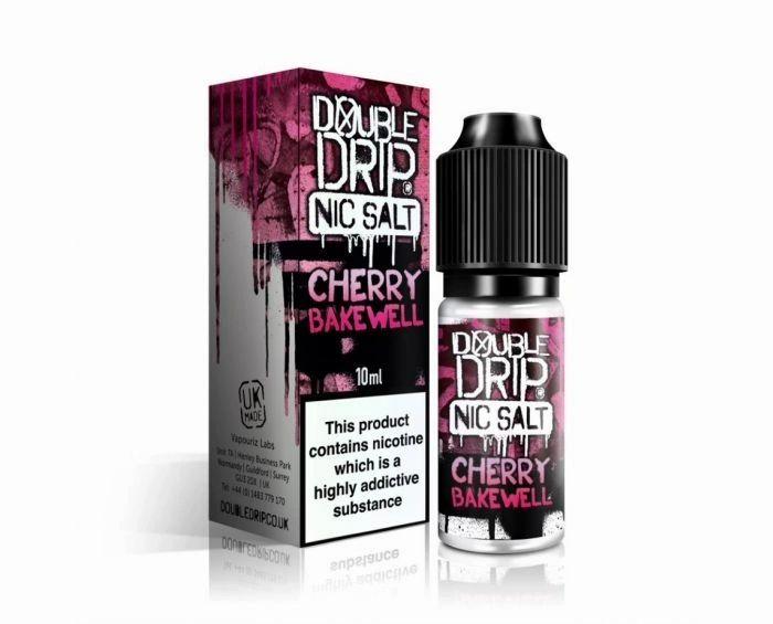 Double Drip Cherry Bakewell Nic Salts E Liquid 10ml