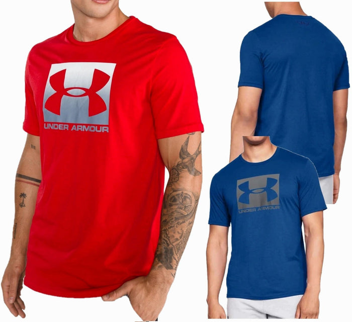 Mens Under Armour Boxed Logo Sportsstyle T-Shirt Training Top