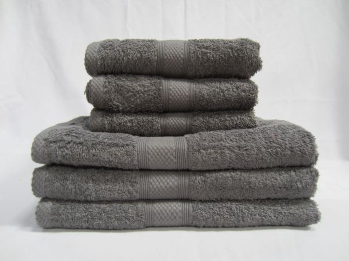 Super Soft 100% Cotton Combed Egyptian Towels 500 GSM - Charcoal