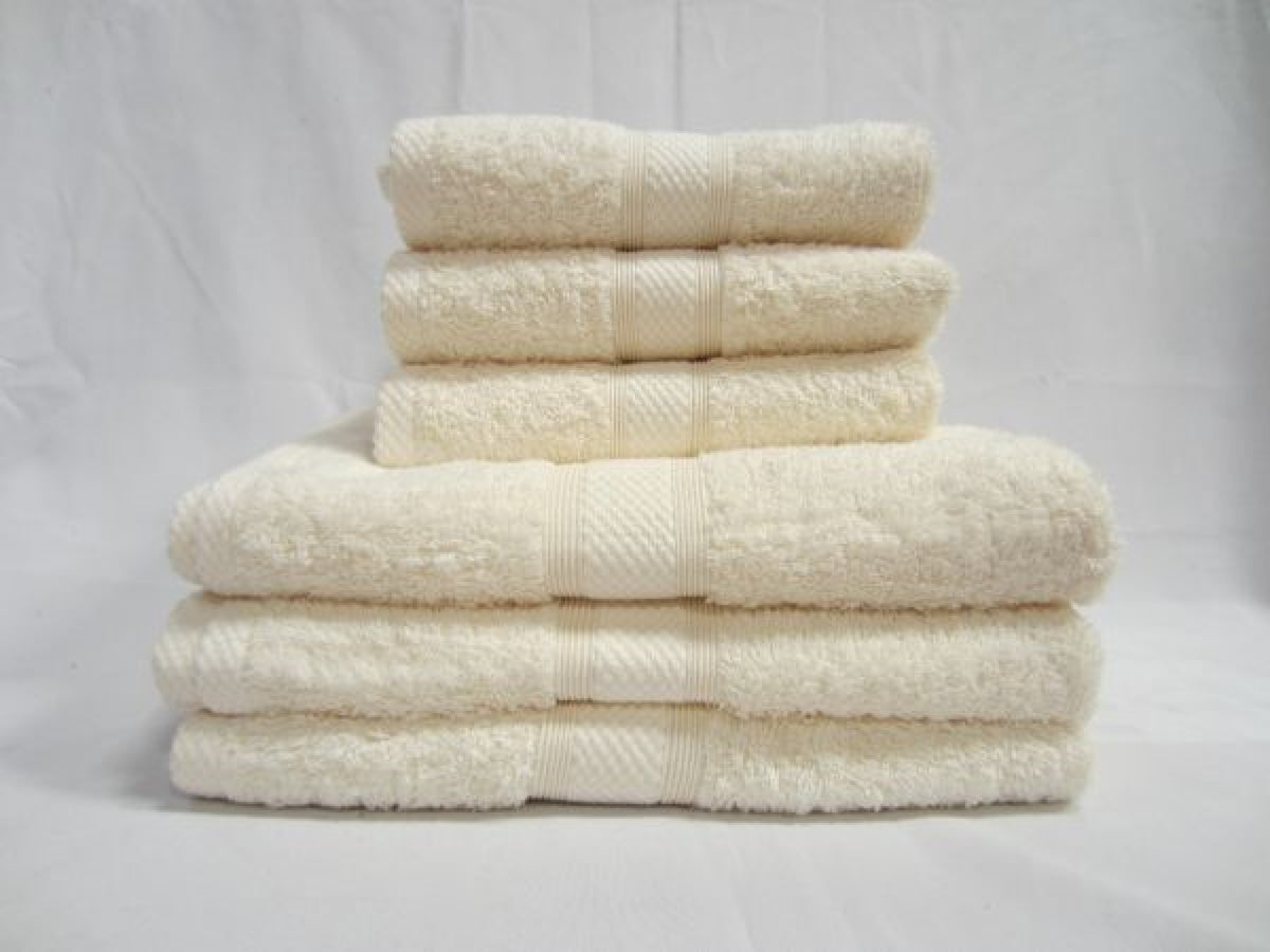 Super Soft 100% Cotton Combed Egyptian Towels 500 GSM - Cream