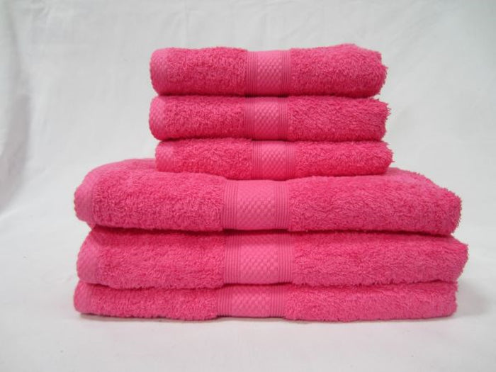Super Soft 100% Cotton Combed Egyptian Towels 500 GSM - Fuchsia