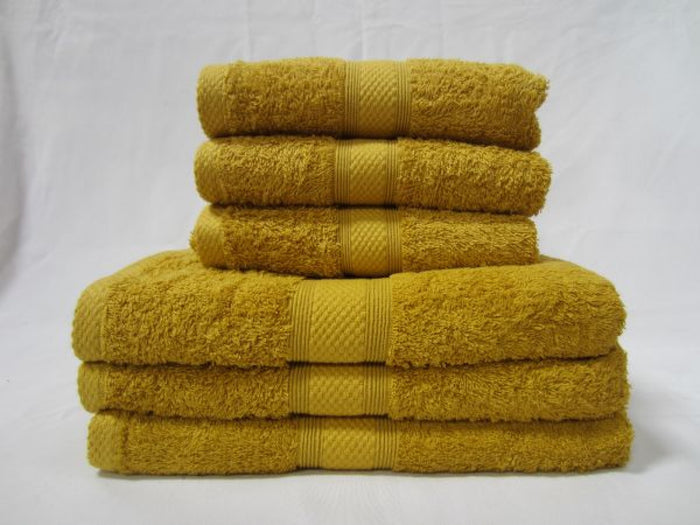 Super Soft 100% Cotton Combed Egyptian Towels 500 GSM - Ochre