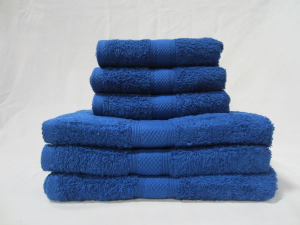 Super Soft 100% Cotton Combed Egyptian Towels 500 GSM - Royal Blue