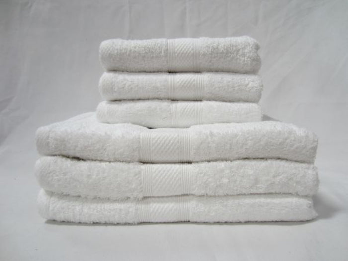 Super Soft 100% Cotton Combed Egyptian Towels 500 GSM - White