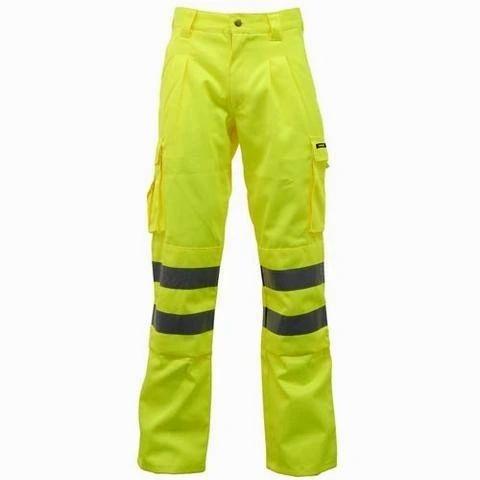 Standsafe HV023 Hi Vis Polycotton Work Trousers - Yellow