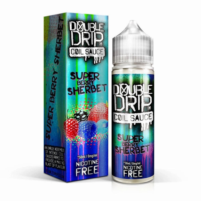 Double Drip Super Berry Sherbet 50ml - 0mg Nicotine