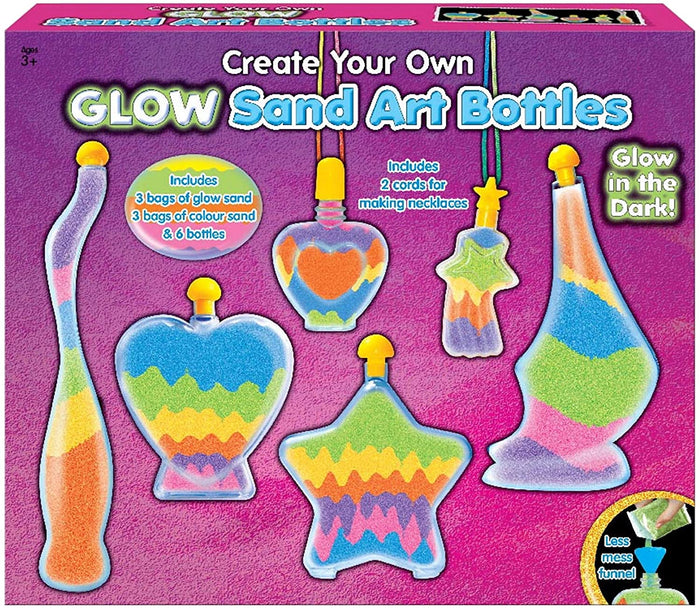 Create Your Own Glow Sand Art Bottles Activity Kits by Kreative Kids