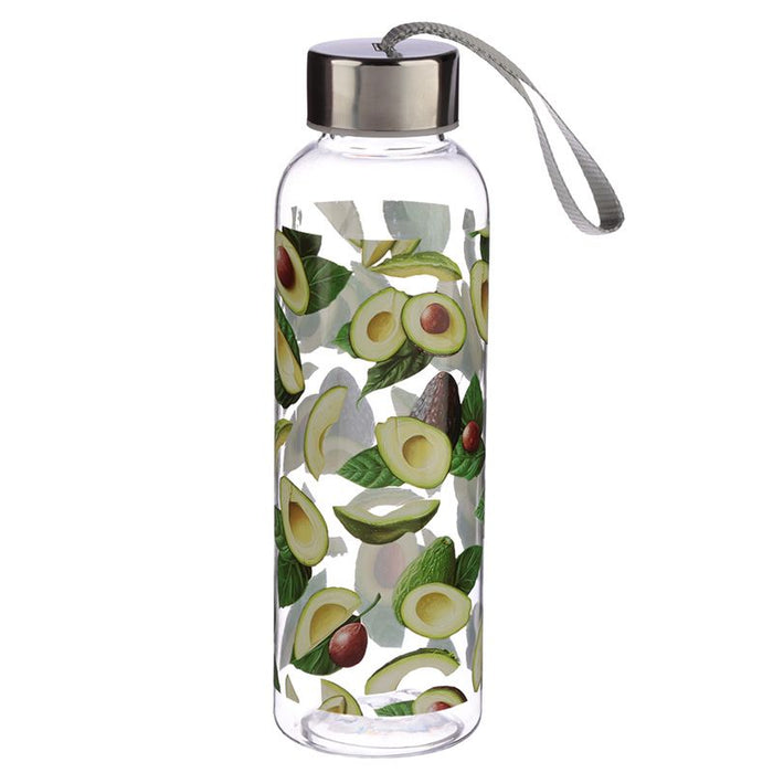 Eco-friendly Reusable Plastic Drinks Bottle With Metallic Lid 500ml