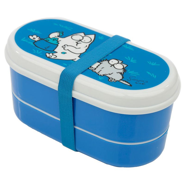Stacked Bento Lunch Box with Fork & Spoon