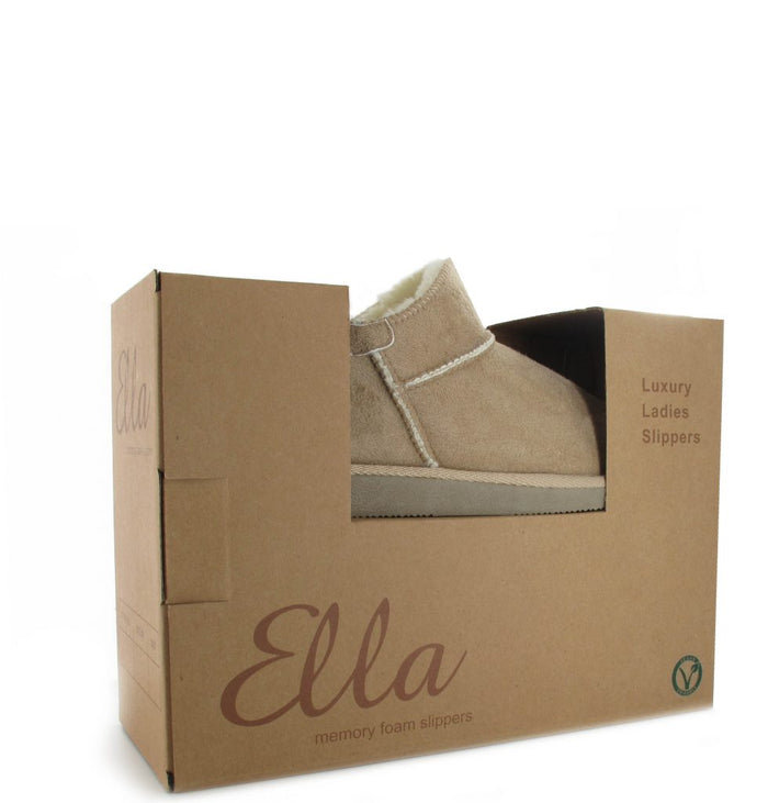 Ella Luxury Ladies Slippers with Memory Foam Insole - Molly