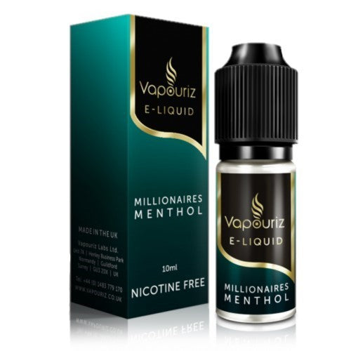 Vapouriz Premium Millionaires Menthol E-Liquid 10ml