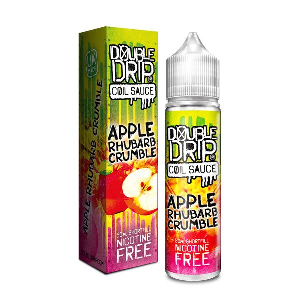Double Drip Apple Rhubarb Crumble 50ml Shortfill E-Liquid