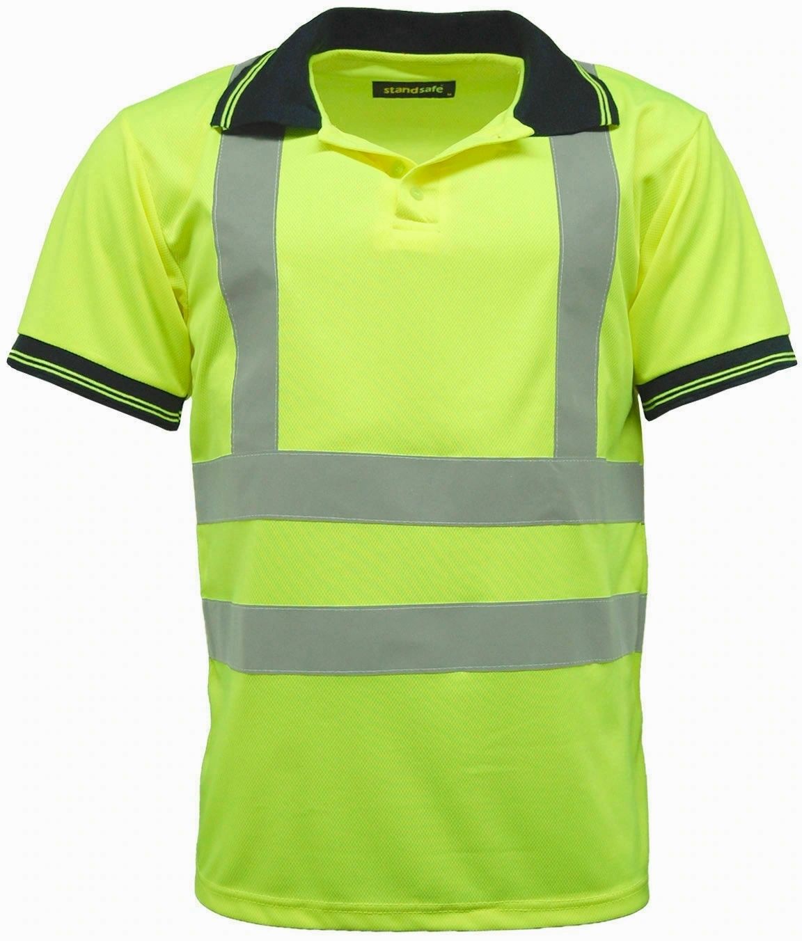 Standsafe HV004 Hi Vis Short Sleeve Polo Shirt - Yellow