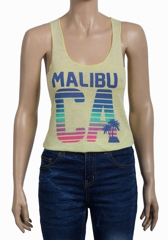 Brave Soul Ladies Racer Back Malibu Vest Top