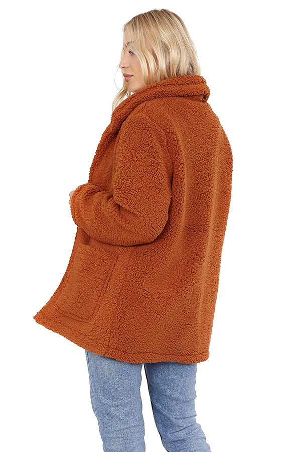 Supersoft Faux Shearling Teddy Bear Jacket