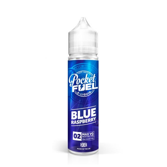 Blue Raspberry from Pocket Fuel, 50ml 0mg Shortfill