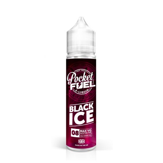Black Ice from Pocket Fuel, 50ml 0mg Shortfill