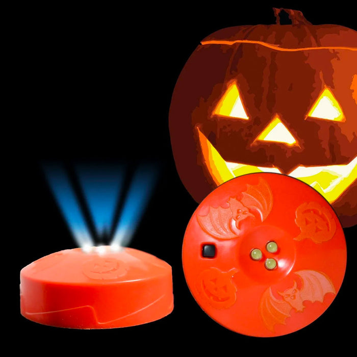 Halloween Flashing LED Pumpkin Illuminator 3 LED Lights