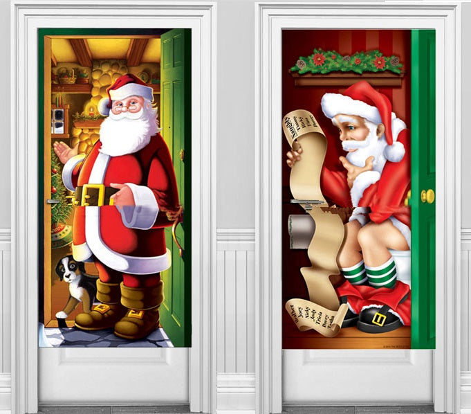 Santa Door Cover - 1.5m Christmas Decoration
